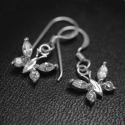 ezüst fülbevaló Pillangó fülbevaló 925 ezüstből