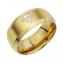 páros karikagyűrű Superwoman - aranyozott, női nemesacél gyűrű