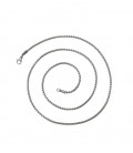 Sűrű láncszemes acél kígyó nyaklánc (55 cm - 2 mm)